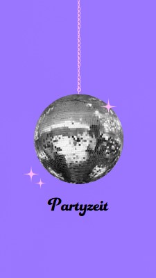 Party zu jeder Gelegenheit purple simple,collage,disco,fun,playful,photo