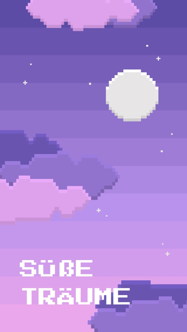 Haben Sie eine gute Nacht purple digital,pixel,night,vintage,fun,computer