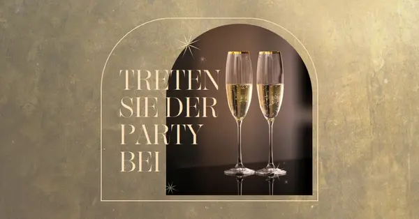 Bitte nehmen Sie an der Party teil brown minimal,elegant,arch