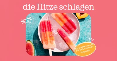 Schlagen Sie die Hitze mit einem Popsikel black bright,playful,summer