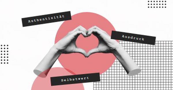 Authentizität, Ausdruck, Selbstwert pink cutout,sophisticated,collage,bold,80s,graphic