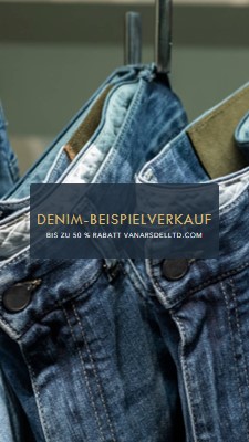 Trendiger Denim blue modern-simple