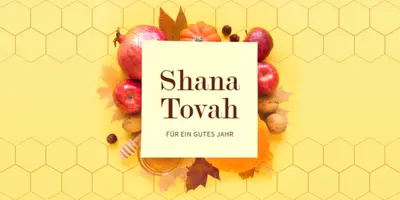 Fruchtbares neues Jahr yellow modern-simple