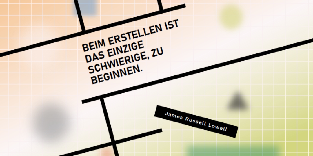 Vertrauen sie dem Prozess orange modern-geo-&-linear