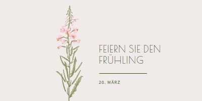 Frühling feiern white vintage-botanical