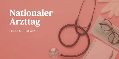 Feiern Sie Ihre Ärzte pink modern-simple