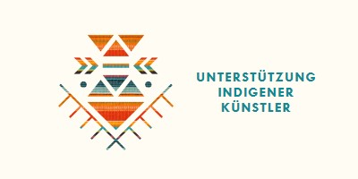 Unterstützung indigener Künstler white modern-geometric-&-linear