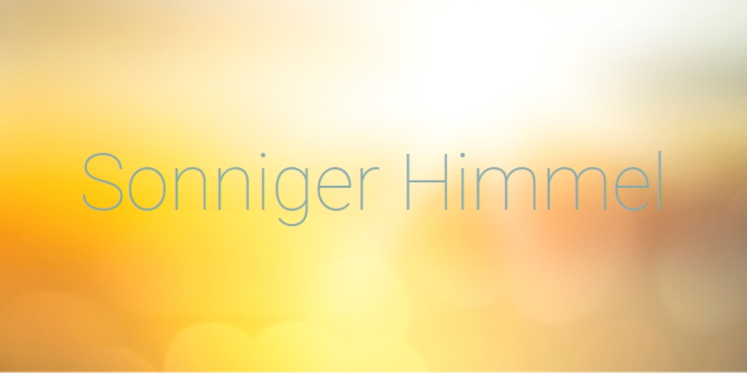 Sonniger Himmel yellow modern-simple