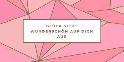 Glückliche Rückgaben pink modern-simple