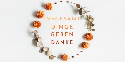 In allen Dingen danke gray modern-simple