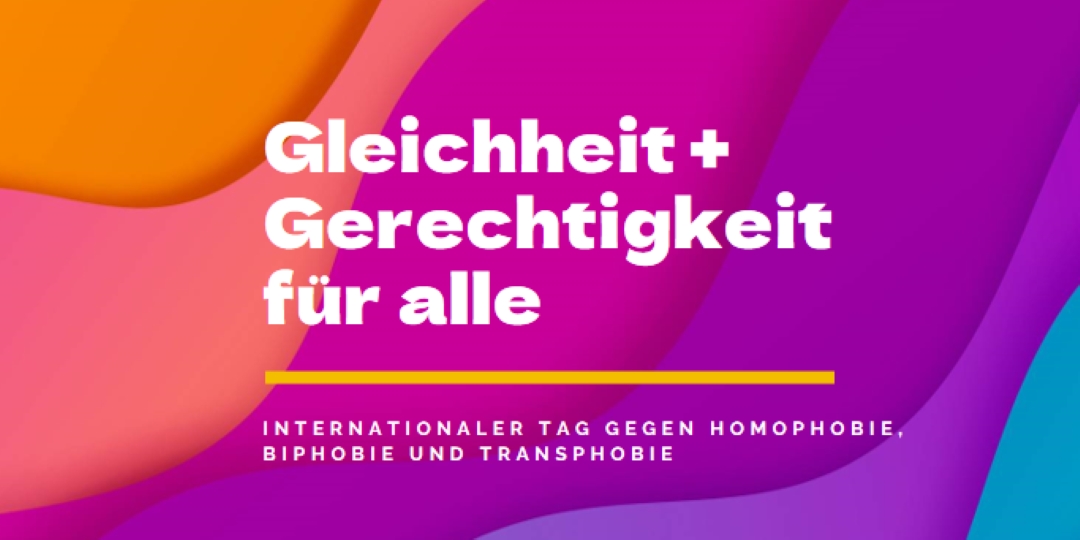 Ehren internationaler Tag gegen Homophobie purple modern-bold