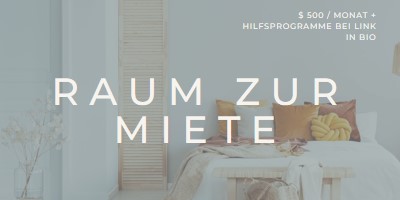 Zimmer zu vermieten gray modern-simple