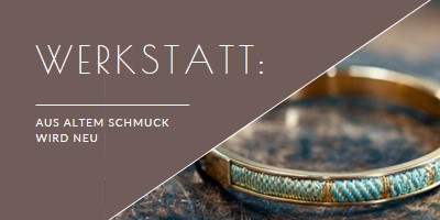 Schmuck-Workshop brown organic-simple