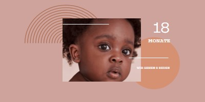 Babysprache pink modern-simple