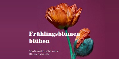 Frische Blumen purple modern-simple