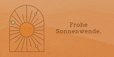 Gut für die Sonnenwende orange organic-boho