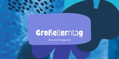 Etwas Großartiges tun blue organic-simple