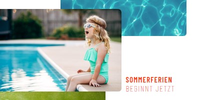 Schwimmen bei Sonnenschein white modern-simple