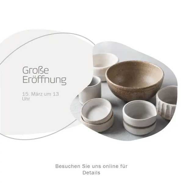 Keramik-Minimalist white organic-simple