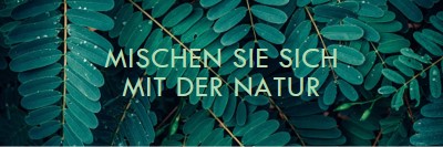 Vermische mit der Natur green modern-simple