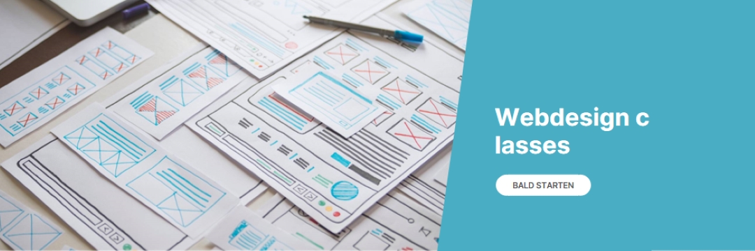 Webdesignklassen blue modern-simple