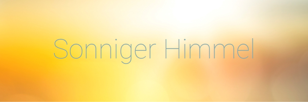 Sonniger Himmel yellow modern-simple