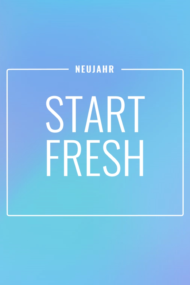 Neuanfang blue modern-bold