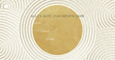 Frohes neues Jahr (auld lang syne) white modern-simple
