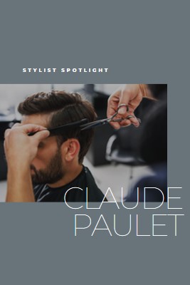 Stylist Spotlight gray modern-simple