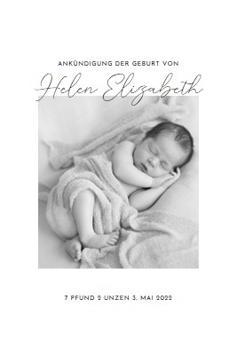 Schlafen wie ein Baby gray modern-simple