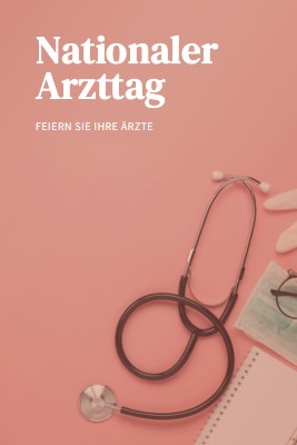 Feiern Sie Ihre Ärzte pink modern-simple