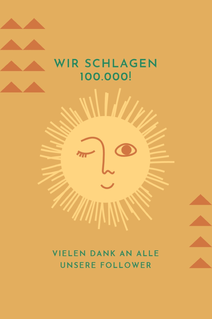 Du bist mein Sonnenschein orange organic-boho