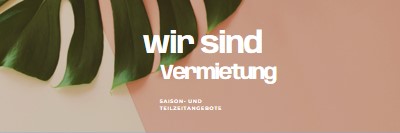 Wir stellen Saisonarbeiter ein pink modern-simple