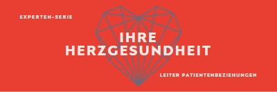 Ihre Herzgesundheit red modern-bold