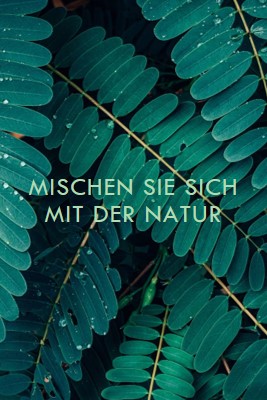 Vermische mit der Natur green modern-simple