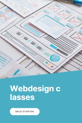 Webdesignklassen blue modern-simple