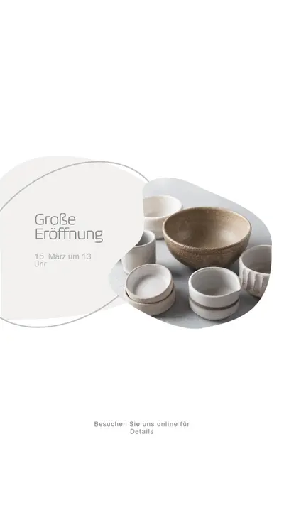 Keramik-Minimalist white organic-simple