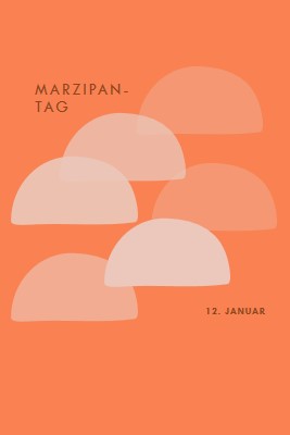 Marzipan-Tag orange organic-simple