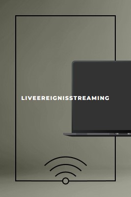 Liveereignisstreaming gray modern-bold