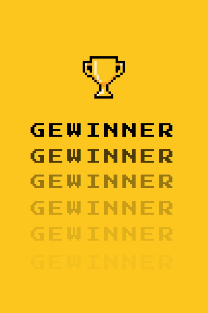 Trophäenleben yellow vintage-retro