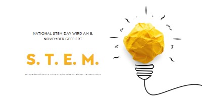 Naturwissenschaften, Technik, Ingenieurwissenschaften, Mathematik yellow modern-simple