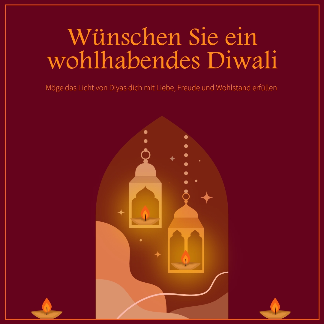 Mit Diwali-Freude glänzen red whimsical,golden,lights