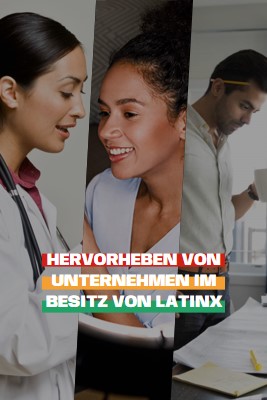 Feiern von Latinx-Unternehmen white modern-simple