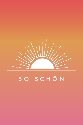 So schön wie ein Sonnenuntergang red organic-boho