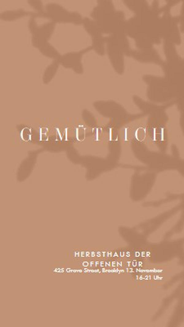 Gemütlich brown modern-simple