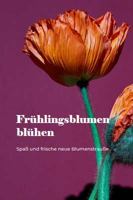 Frische Blumen purple modern-simple