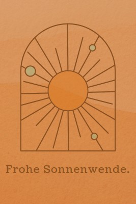 Gut für die Sonnenwende orange organic-boho