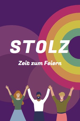 Stolz feiern purple modern-bold