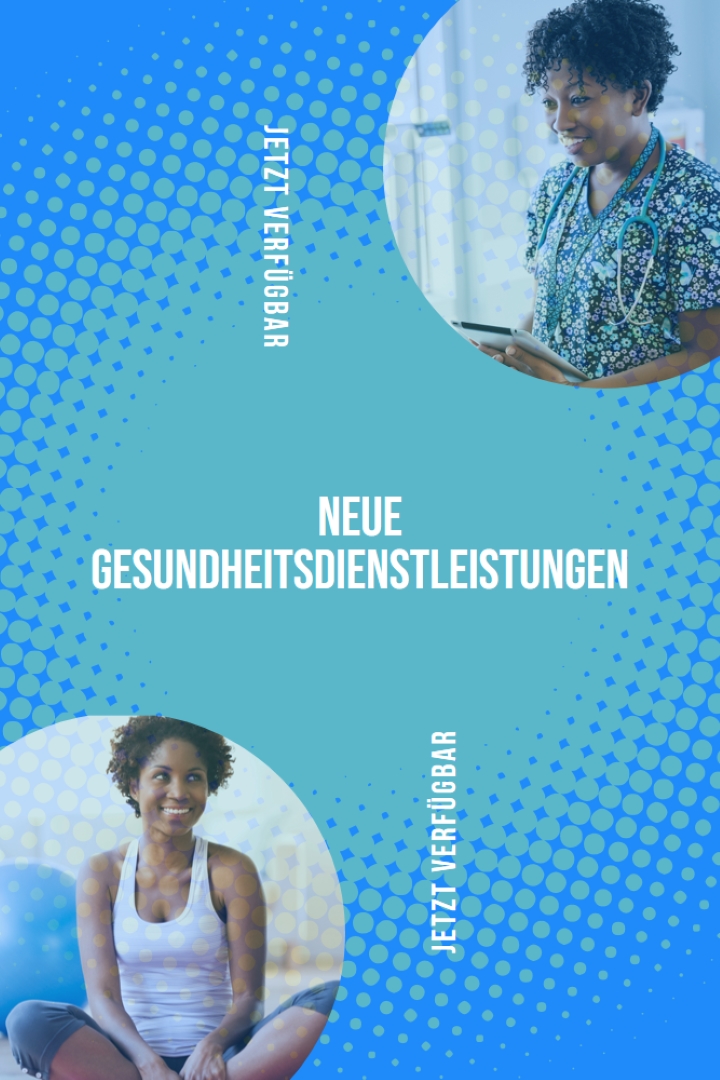 Der Arzt in blue modern-bold