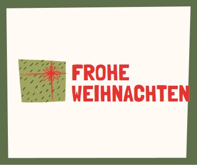 Frohes Weihnachtsgeschenk white whimsical-color-block